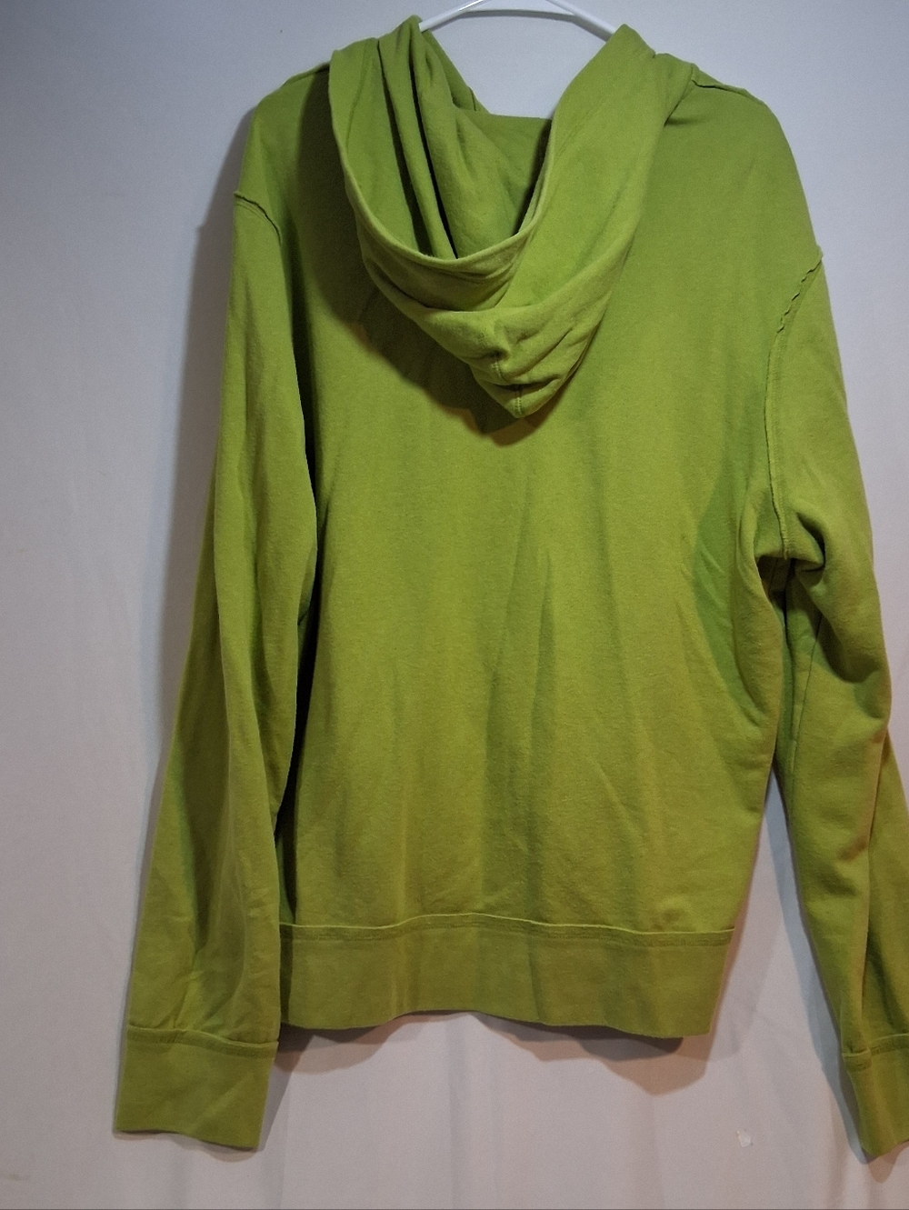 Aeropostale Bright Lime Green Hoodie Jacket - Picture 2 of 3